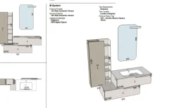 Mobile per il bagno Baxar M system in offerta