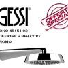 Mobile per il bagno Gessi Cono soffione anticalcare a parete, orientabile, finitura cromo 45151 031 completo di braccio doccia a prezzi outlet
