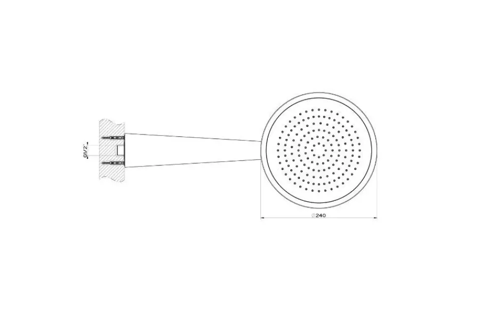 Mobile per il bagno Gessi Cono soffione anticalcare a parete, orientabile, finitura cromo 45151 031 completo di braccio doccia a prezzi outlet
