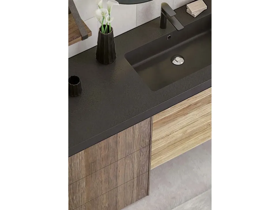 Mobile per il bagno Legnobagno L02 con forte sconto