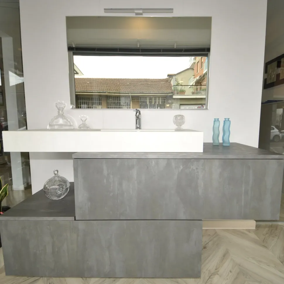 Mobile per il bagno Scavolini bathrooms Concrete con forte sconto