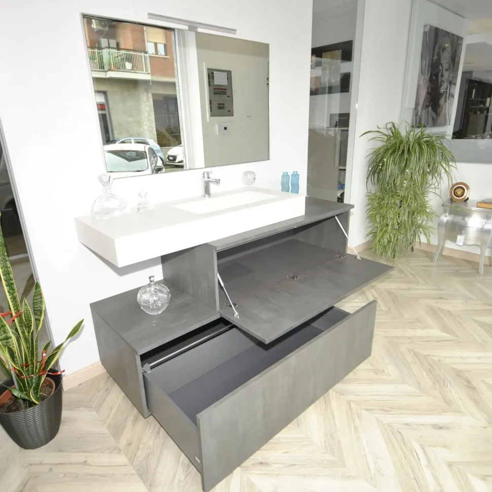 Mobile per il bagno Scavolini bathrooms Concrete con forte sconto