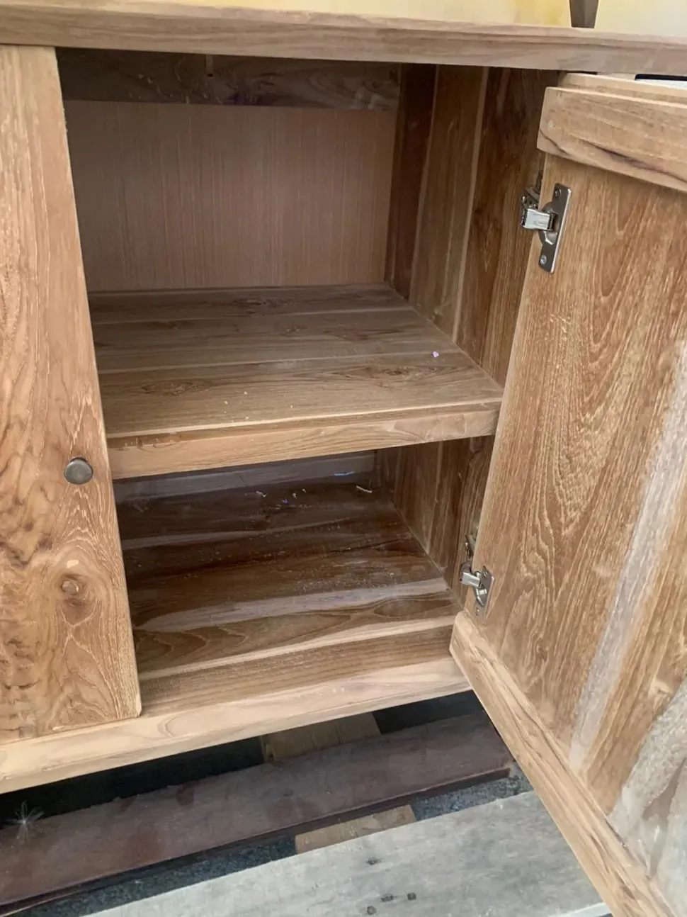 Mobile per la sala da bagno Outlet etnico Mobile bagno vintage in teak a prezzo Outlet