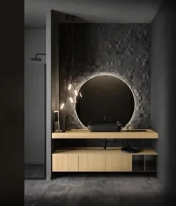 Mobile per la sala da bagno Cerasa Nero lab a prezzo scontato