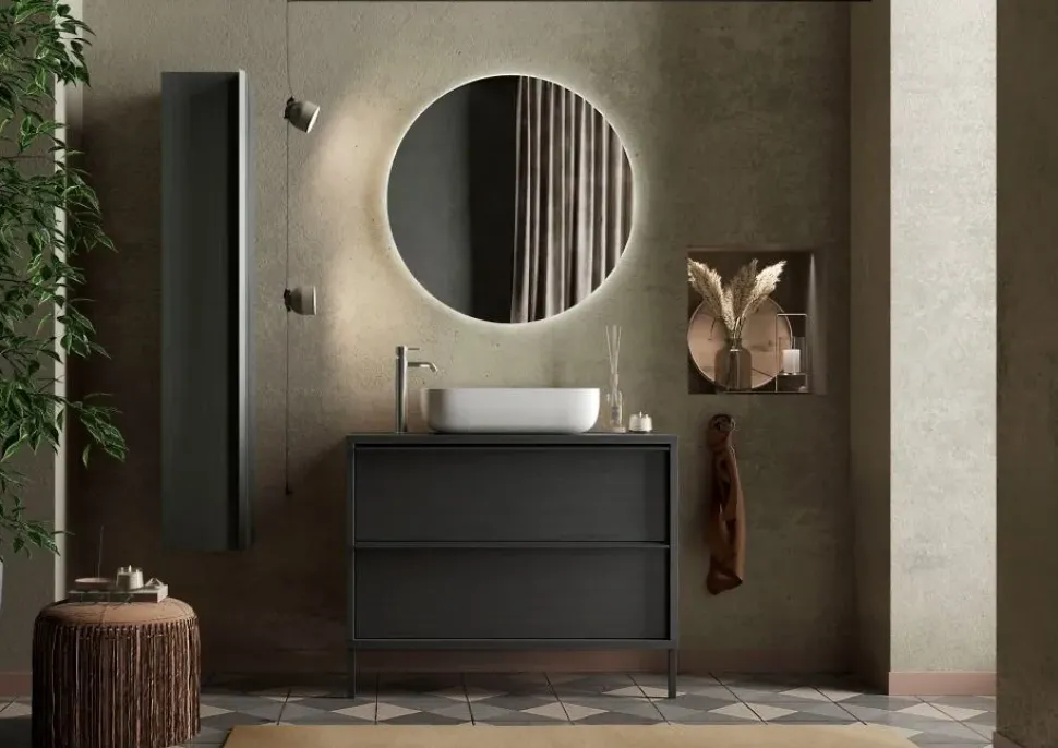 Mobile per la sala da bagno Md work Bagno completo come foto in Offerta Outlet