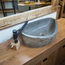 Mobile per la sala da bagno Nuovi mondi collection Mobiule bagno legnop di acacia india    a prezzo scontato