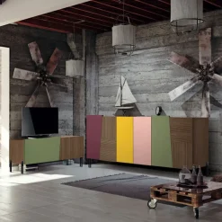 Mobile porta tv Art 3152  di Mobilificio bellutti con uno SCONTO IMPERDIBILE