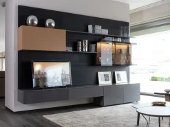 Mobile soggiorno modello Plan 28 outlet di Diotti.com a PREZZI OUTLET