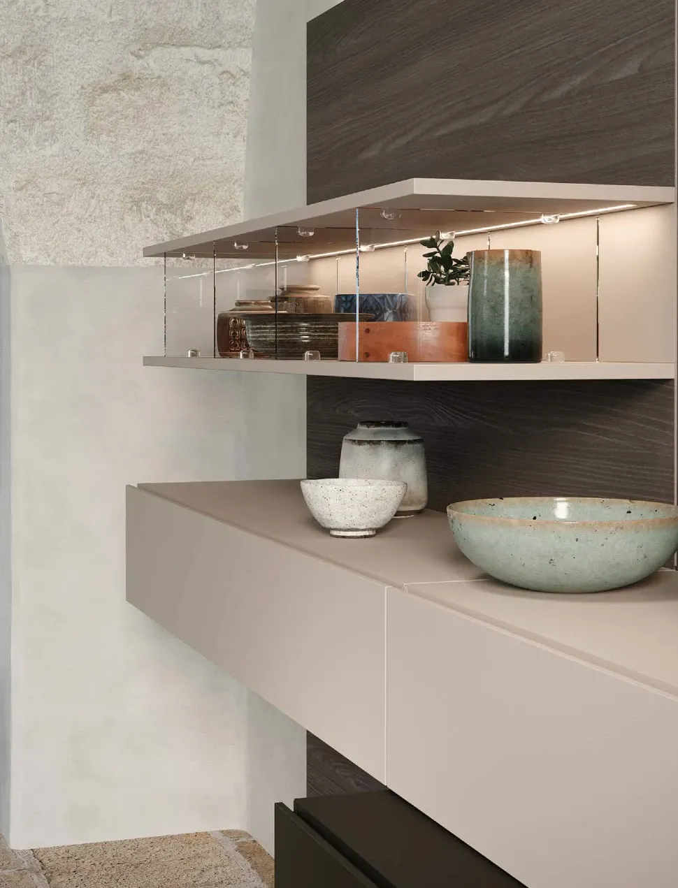 Mobile soggiorno modello Composizione 5 b di Artigianale a PREZZI OUTLET