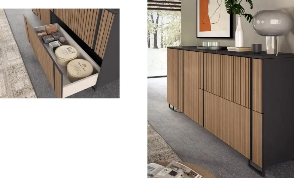 Mobile soggiorno modello Rm1 di Artigianale in Offerta Outlet