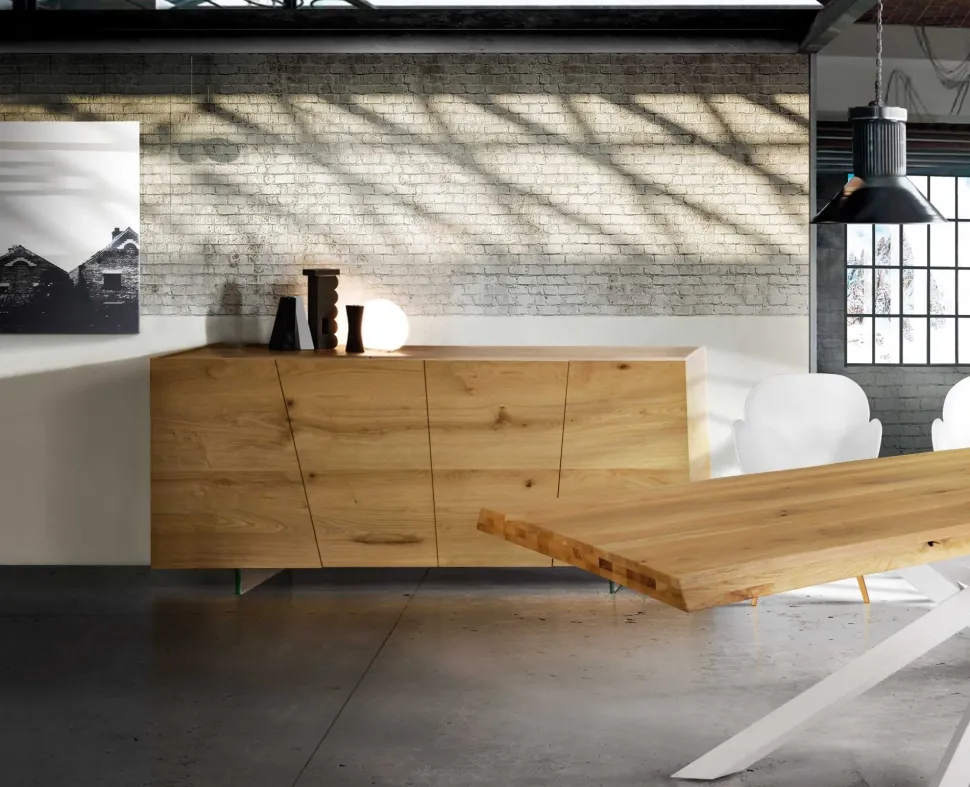 Mobile soggiorno modello Madia 4 ante battenti di Collezione esclusiva a prezzo scontato