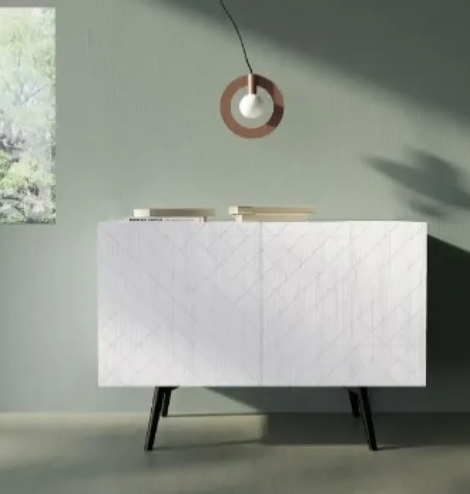 Mobile soggiorno modello Origami di Fratelli mirandola a PREZZI OUTLET