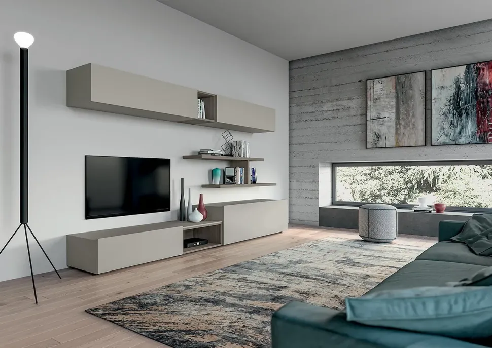 Mobile soggiorno modello Tokyo di Santalucia scontato -35%