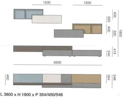 Mobile soggiorno modello Lampo di Sangiacomo scontato -25%