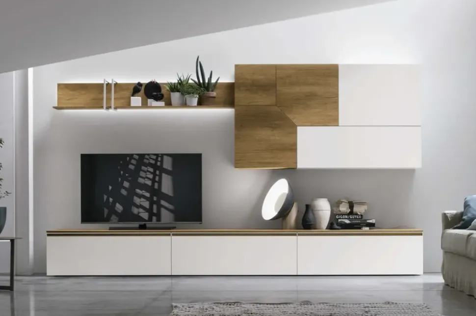 Mobile soggiorno modello Atlante di Tomasella scontato -30%