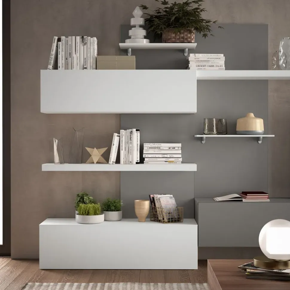 Mobile soggiorno modello Living 573 di Giessegi a PREZZI OUTLET