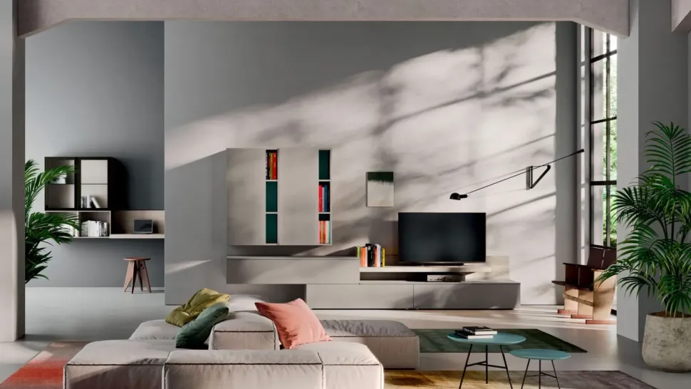 Mobile soggiorno modello Day 11 soggiorno di Collezione esclusiva a PREZZI OUTLET