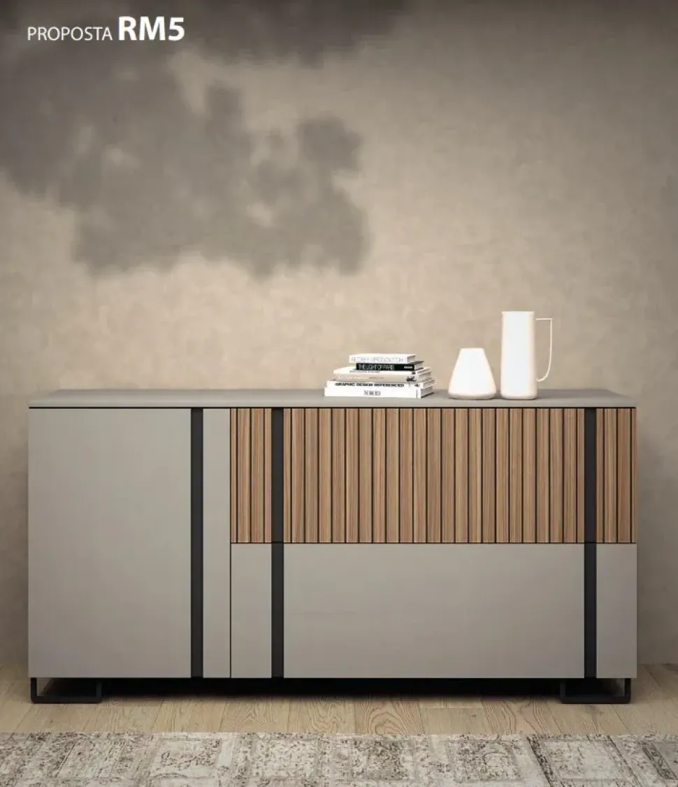 Mobile soggiorno modello Rm5 di Artigianale a prezzo Outlet