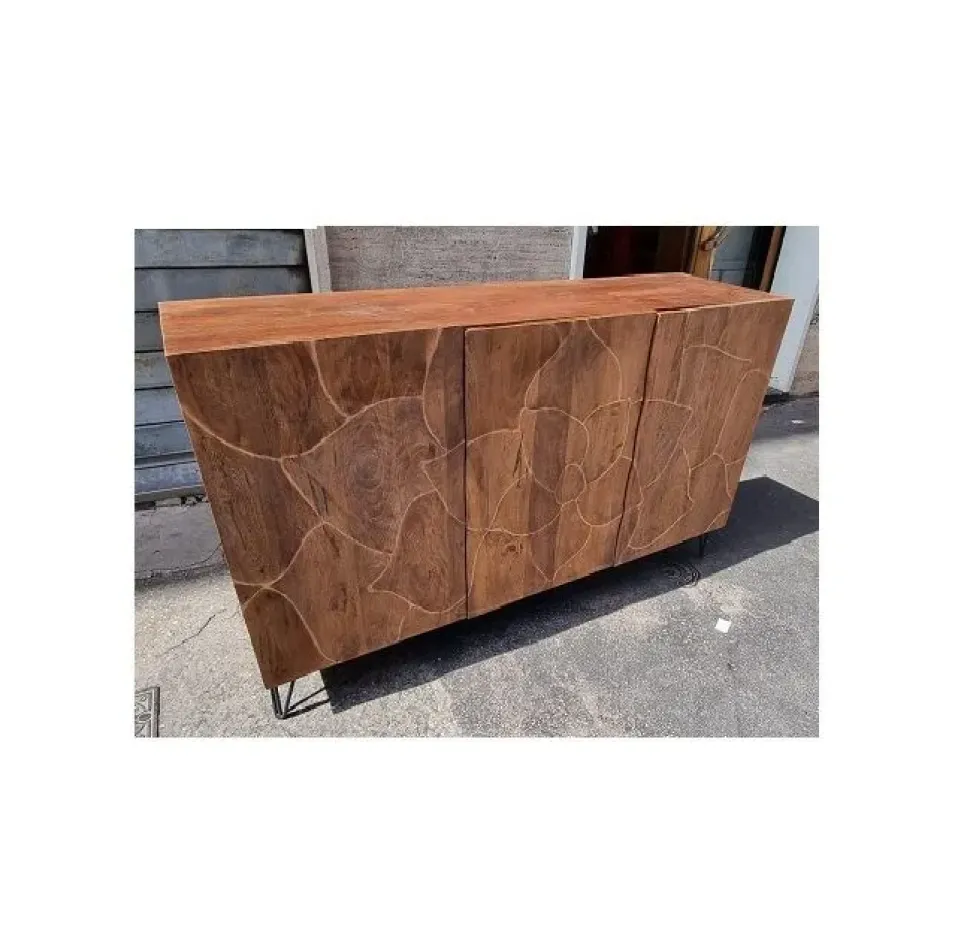 Mobile soggiorno modello Credenza madia kalista di Outlet etnico a prezzo Outlet