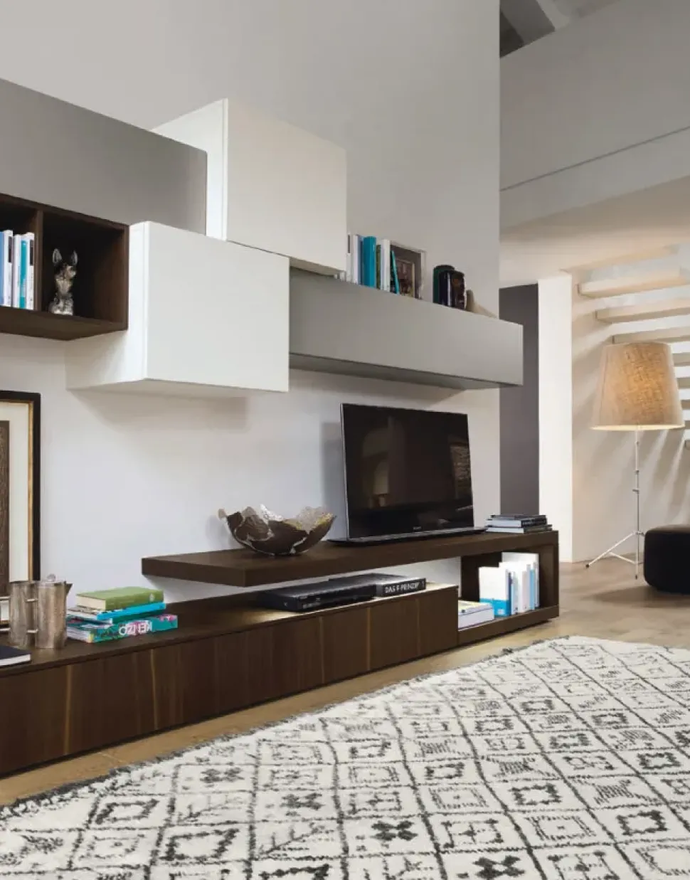 Mobile soggiorno modello Lampo di Sangiacomo scontato -25%