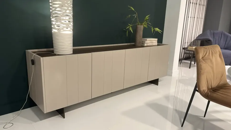 Mobile soggiorno modello Stripe di Novamobili a PREZZI OUTLET