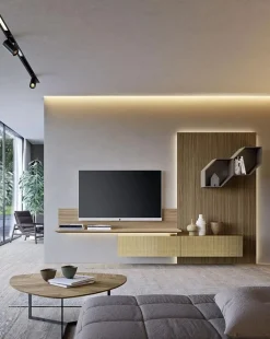 Mobile soggiorno modello Composizione horizon 1006 di Mobilgam scontato -30%