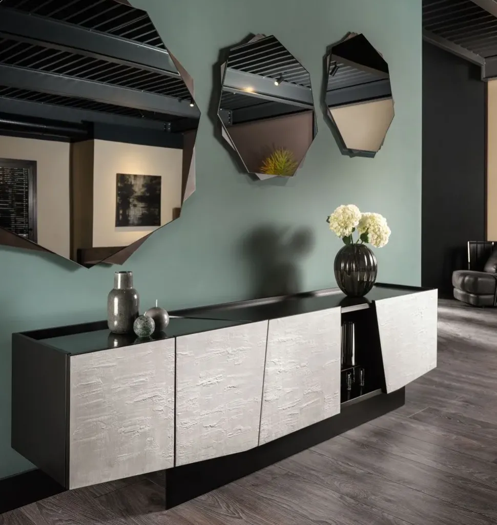 Mobile soggiorno modello Prisma madia di Cantori a PREZZI OUTLET