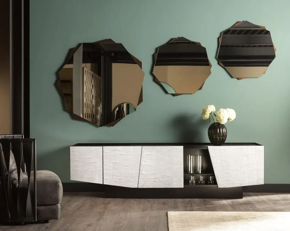 Mobile soggiorno modello Prisma madia di Cantori a PREZZI OUTLET