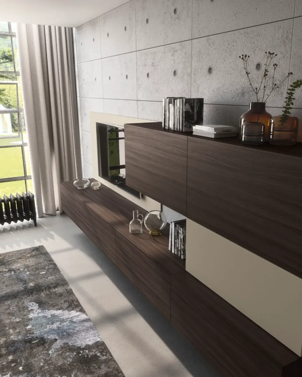 Mobile soggiorno modello Ingrid10 di S75 scontato -30%