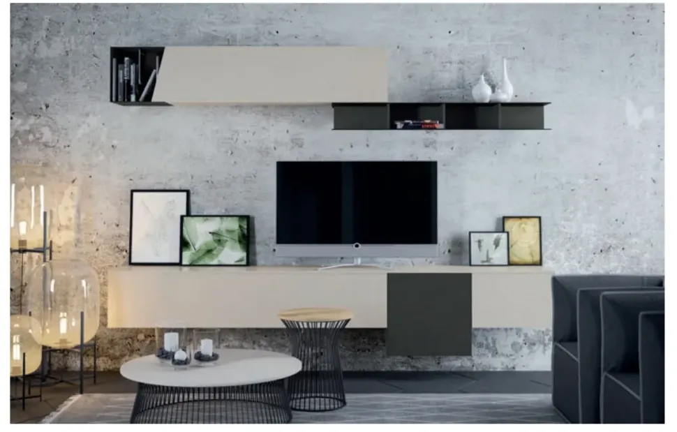 Mobile soggiorno modello Atlante skt16 di Tomasella a PREZZI OUTLET