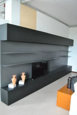 Mobile soggiorno modello Living system lampo  di Sangiacomo a PREZZI OUTLET