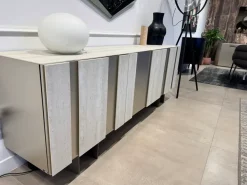 Mobile soggiorno modello Amsterdam keramik di Cattelan italia in Offerta Outlet