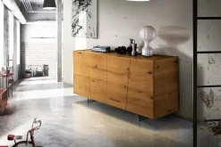 Mobile soggiorno modello Madia moderna in legno di Collezione esclusiva a PREZZI OUTLET