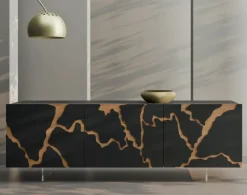 Mobile soggiorno modello Elettra di Fratelli mirandola a prezzo Outlet