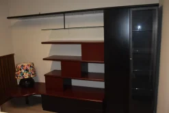 Mobile soggiorno modello Lorenzetti bordeaux di Sangiacomo a PREZZI OUTLET