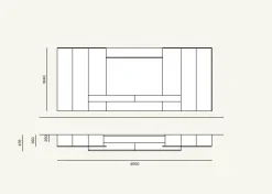 Mobile soggiorno modello Day * di Orme a PREZZI OUTLET