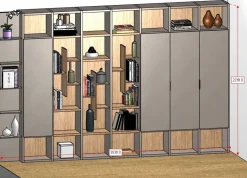 Mobile soggiorno modello Day 16 di Orme a PREZZI OUTLET