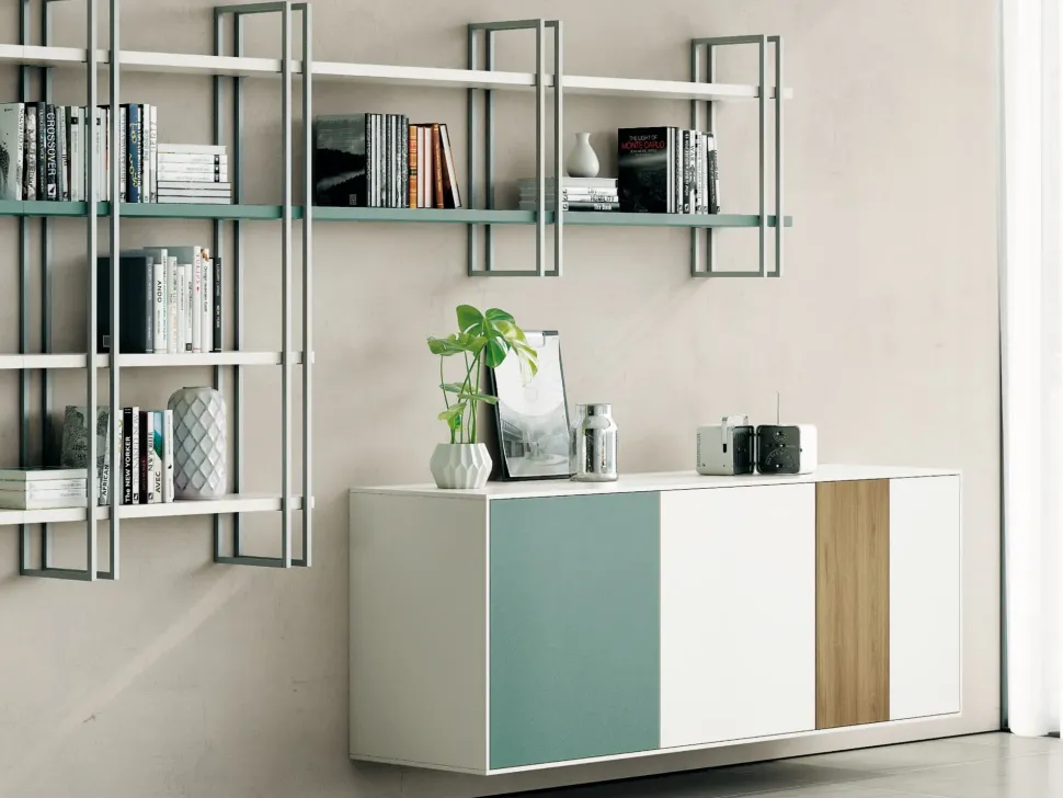 Mobile soggiorno modello Zelig di Spagnol mobili a PREZZI OUTLET