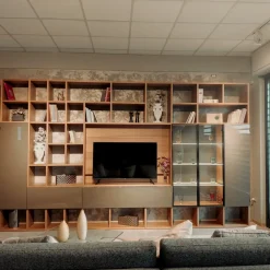 Mobile soggiorno modello Selecta  di Lema scontato -50%