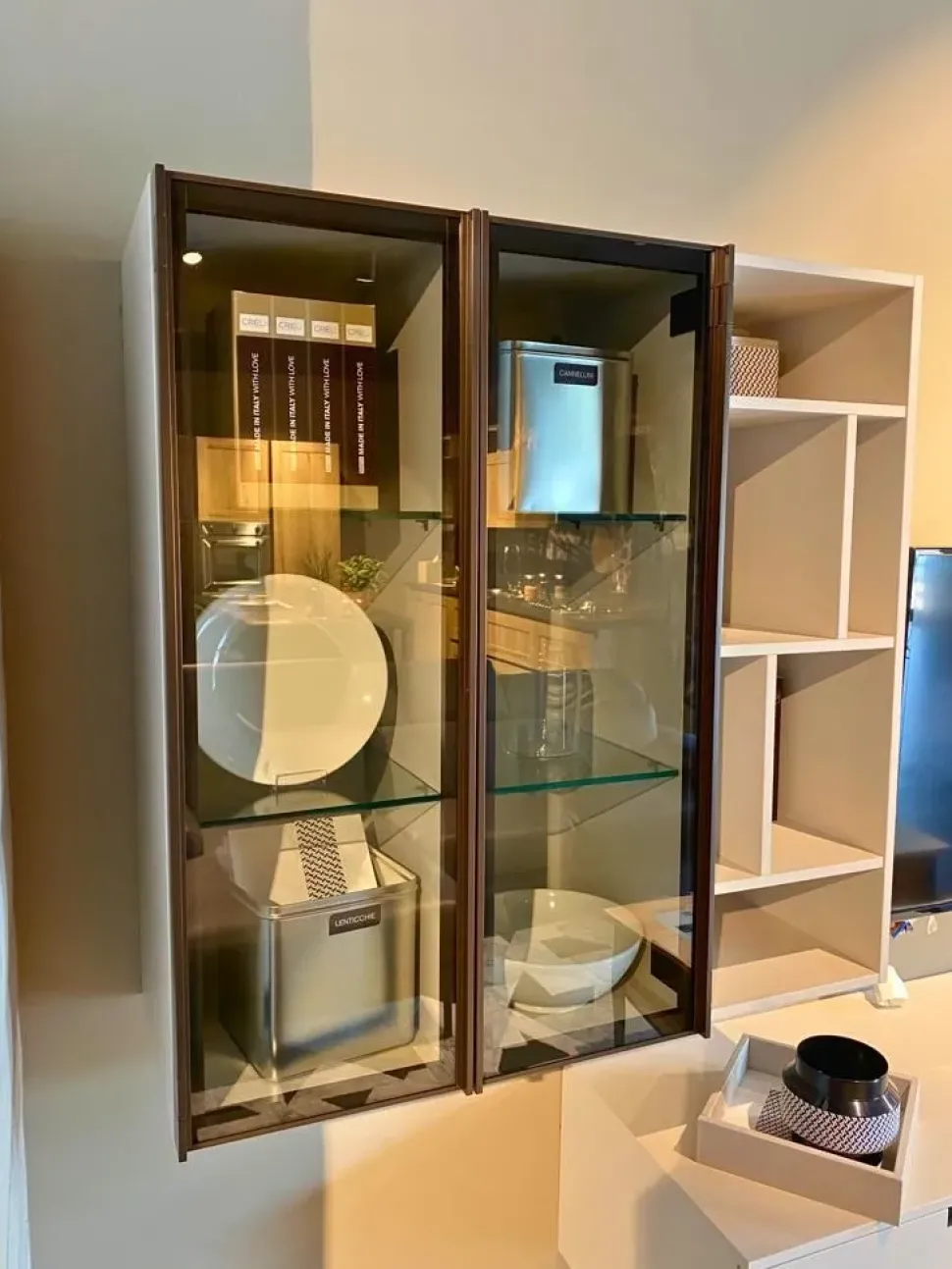 Mobile soggiorno modello Slim di Dall'agnese a PREZZI OUTLET