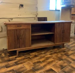 Mobile soggiorno modello Credenza anni 50′ teak 200 di Outlet etnico in Offerta Outlet