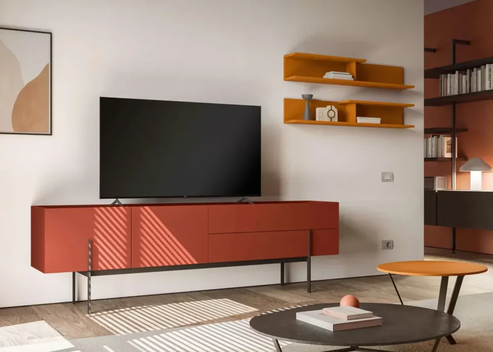 Mobile soggiorno modello Anthemis di Santalucia in Offerta Outlet