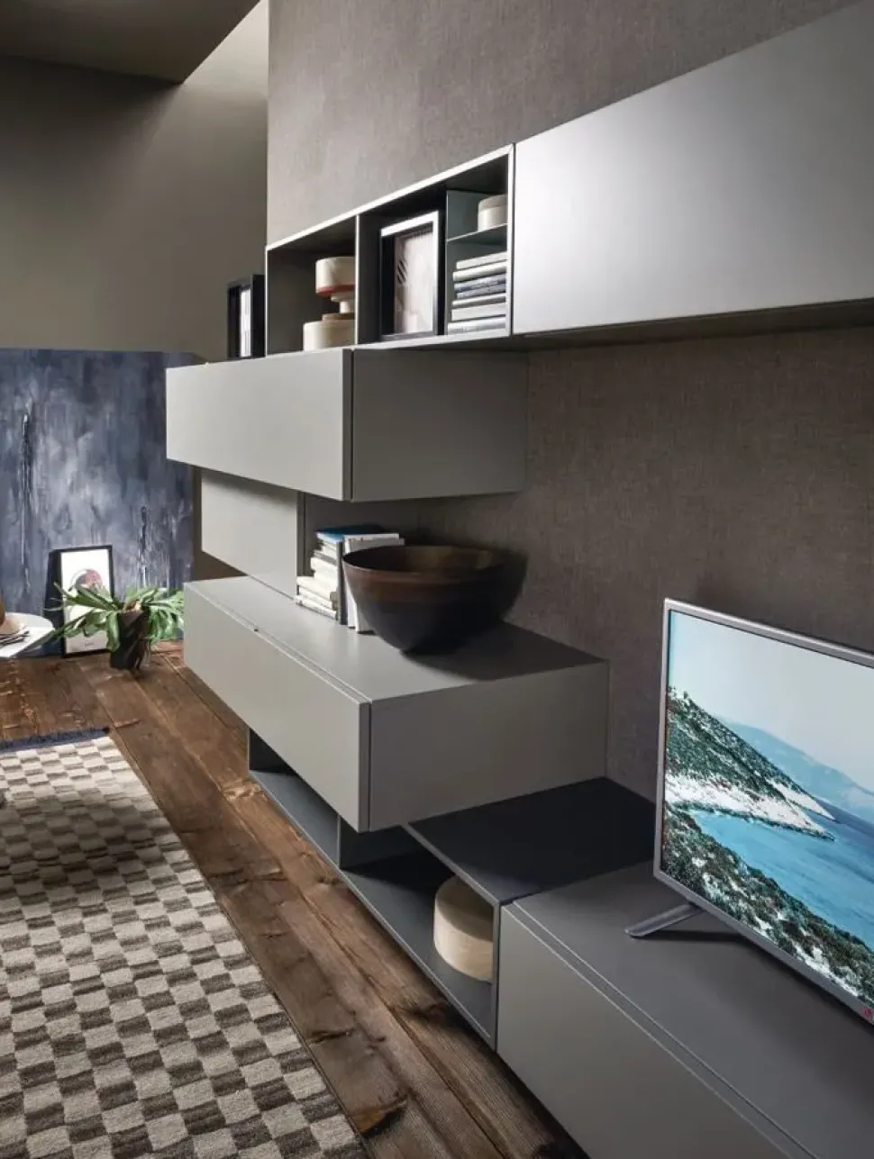 Mobile soggiorno modello L5c02 di Sangiacomo a PREZZI OUTLET