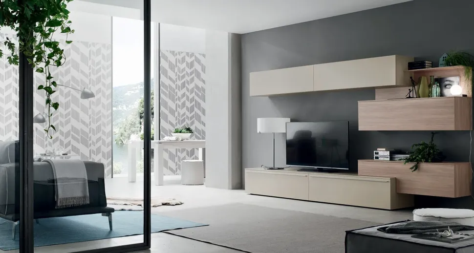 Mobile soggiorno modello Sa 1566 di Maronese acf a PREZZI OUTLET