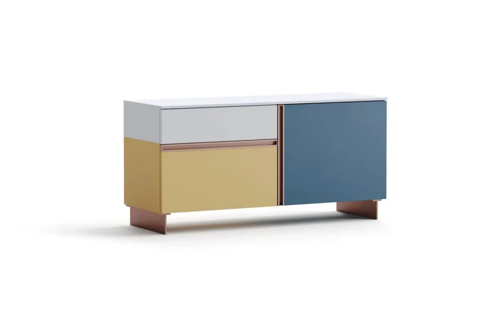 Mobile soggiorno modello Mondrian di Giessegi a PREZZI OUTLET