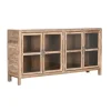 Mobile soggiorno modello Credenza cristallo 4a di Outlet etnico a prezzo Outlet