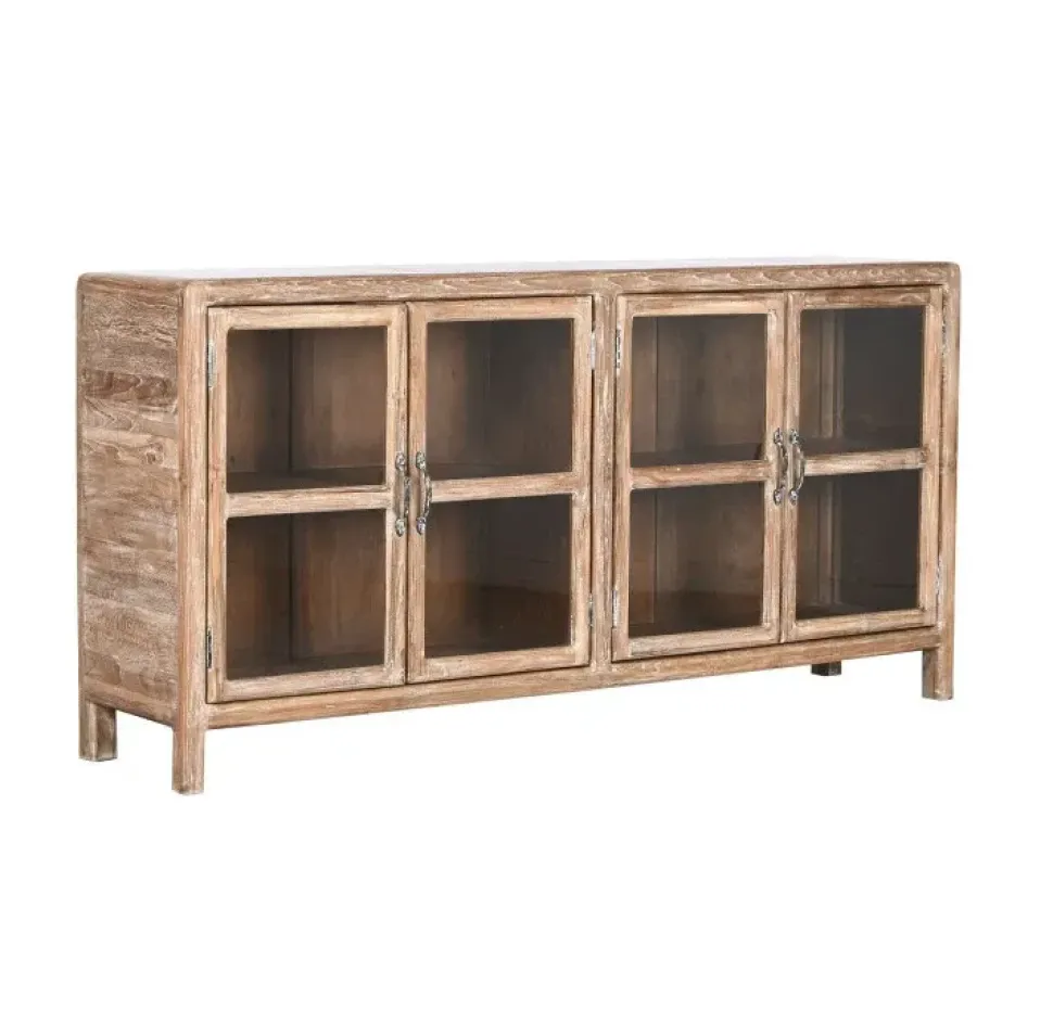 Mobile soggiorno modello Credenza cristallo 4a di Outlet etnico a prezzo Outlet
