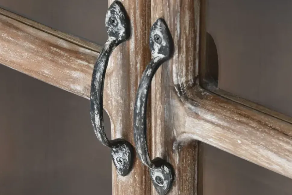 Mobile soggiorno modello Credenza cristallo 4a di Outlet etnico a prezzo Outlet