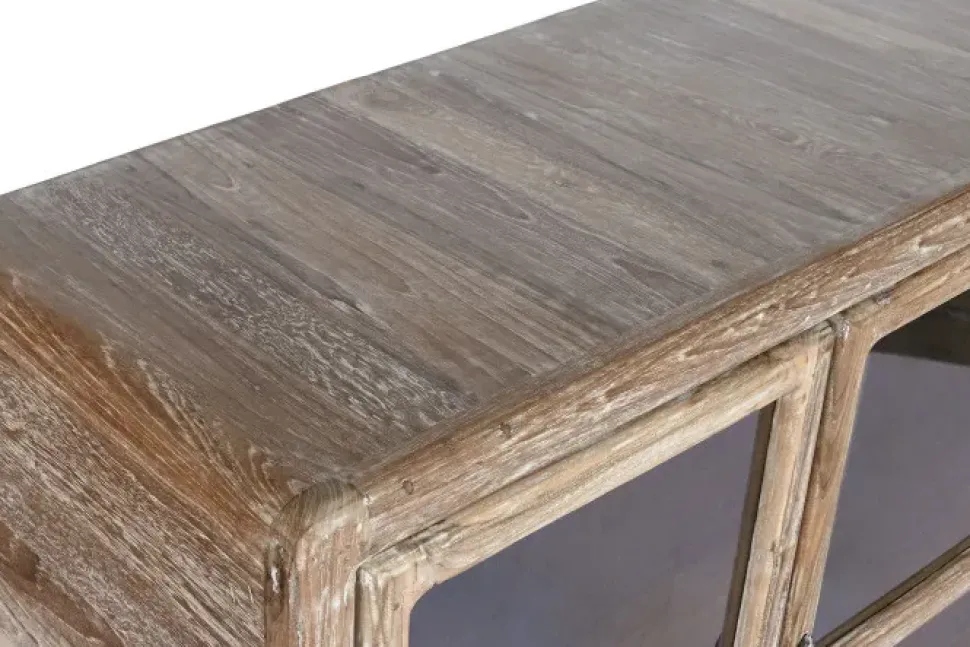 Mobile soggiorno modello Credenza cristallo 4a di Outlet etnico a prezzo Outlet