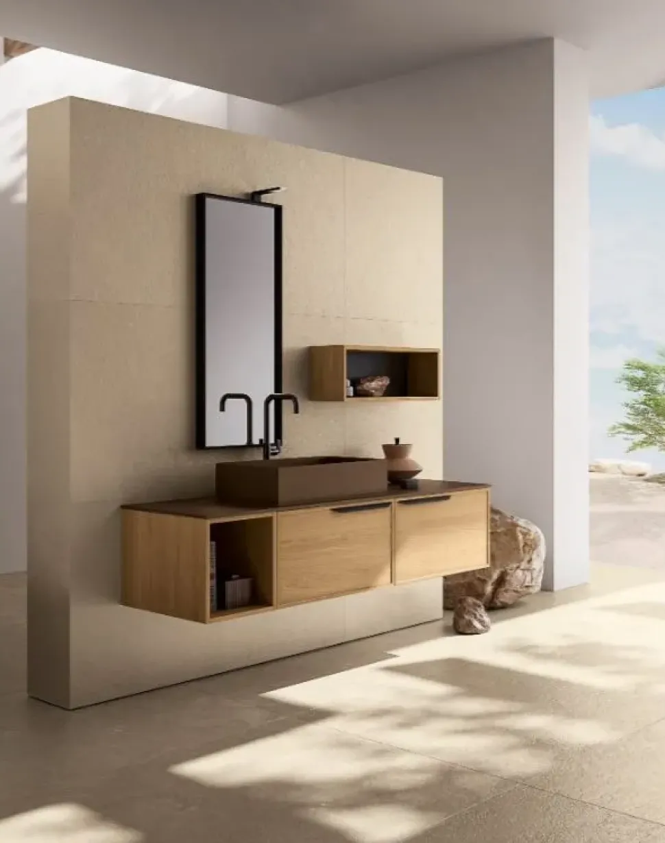Mobili arredo bagno sospesi Compab Tabula tb10, eleganti e convenienti.